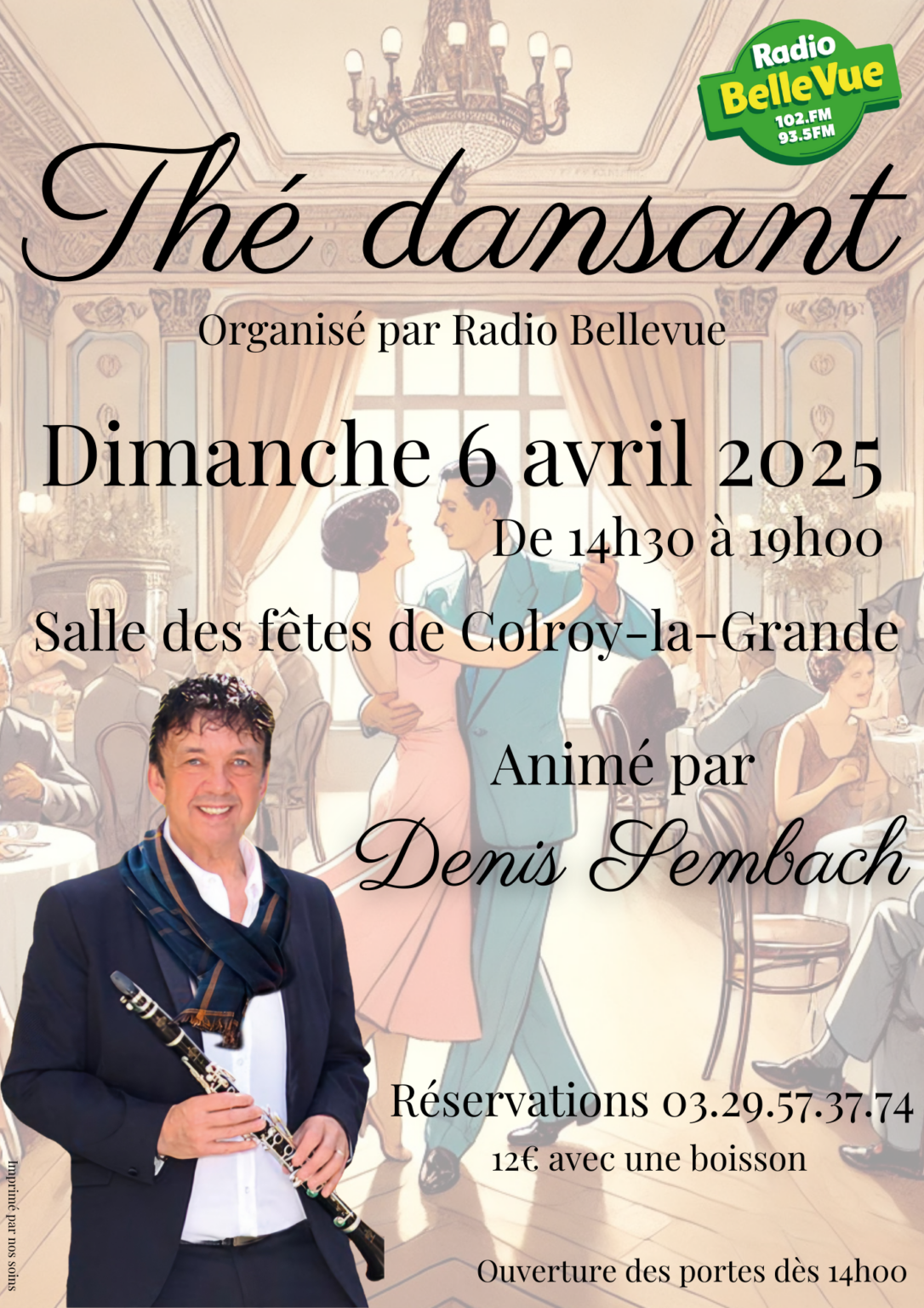 Grand Thé Dansant avec Denis Sembach !