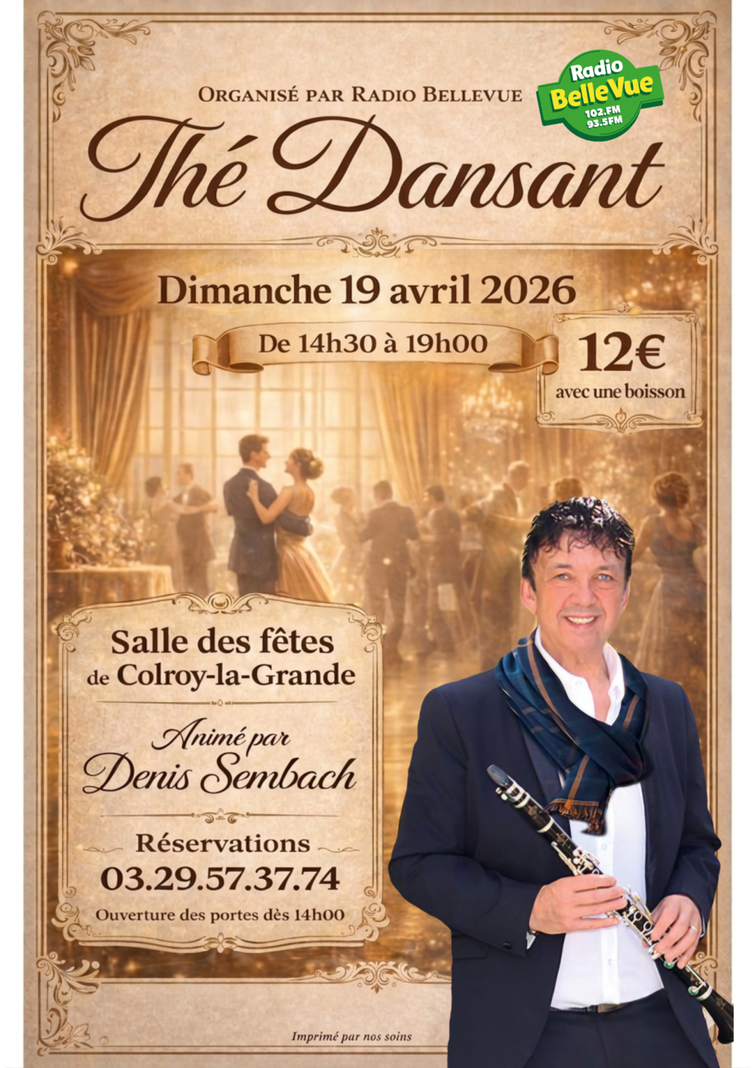 Thé Dansant avec Denis Sembach !