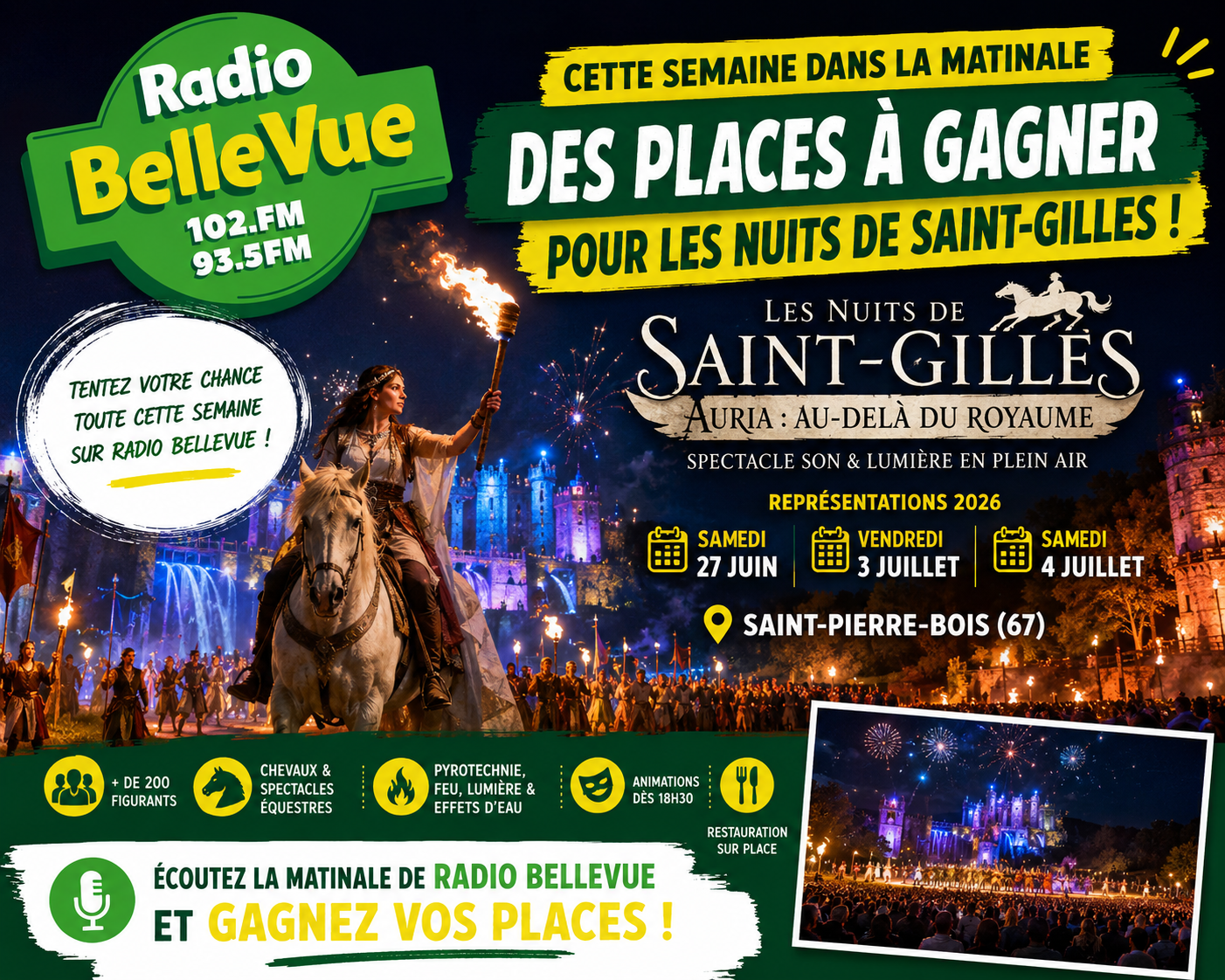 Du mardi 26 au vendredi 29 mai 2026 – Spectacles nuits de Saint-Gilles