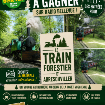Du lundi 22 au vendredi 26 juin 2026 – Train Forestier d’Abreschviller