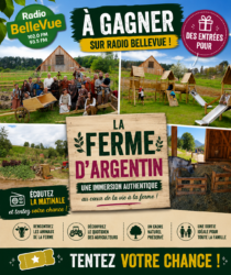 Du lundi 20 juillet au vendredi 24 juillet- la Ferme d’Argentin
