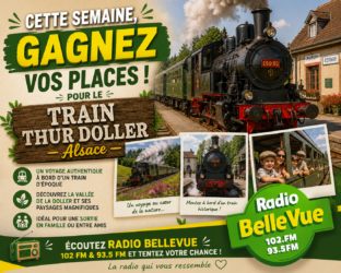 Du lundi 06 au vendredi 10 juillet 2026 – Train Thur Doller