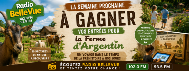 Du lundi 10 août au vendredi 14 août 2026- La ferme d&rsquo;Argentin